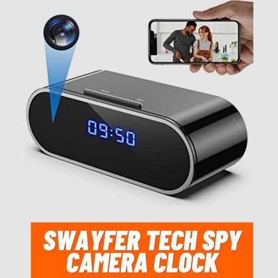 Swayfer Tech Spy Camera Clock