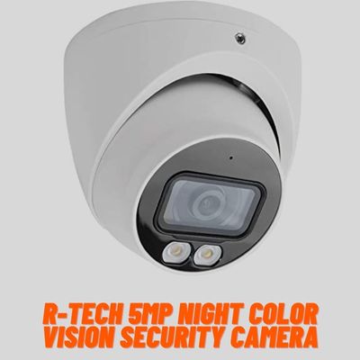 R-Tech 5MP Night Color Vision Security Camera